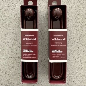 Room Essentials Wildwood Incense Set of 2